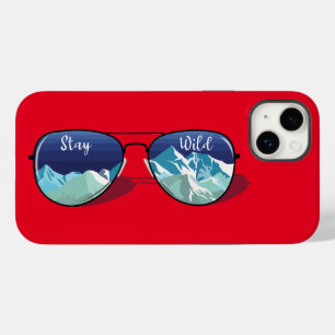 Mountain sun glasses Case-Mate iPhone case