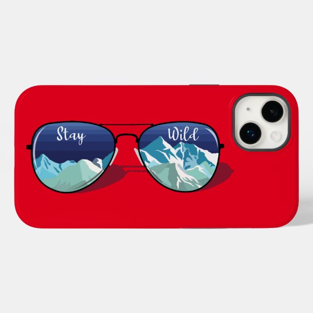 Mountain sun glasses Case-Mate iPhone case (Back (Horizontal))