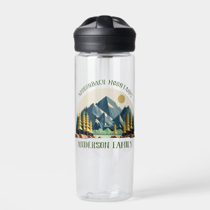 Mountain Sunrise Family Name Water Bottle