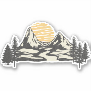 Mountain sunset