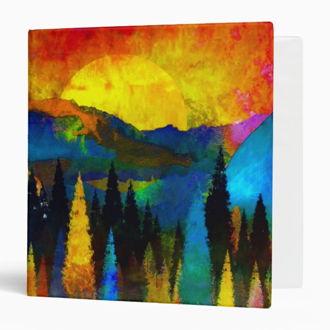 Mountain sunset  binder (Front/Inside)