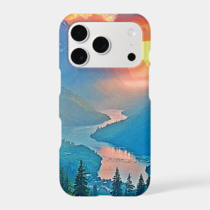 Mountain Sunset: Golden Valley Peace Art