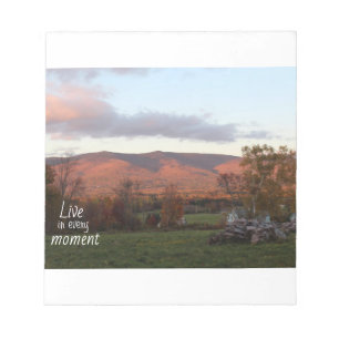 Mountain Sunset Notepad
