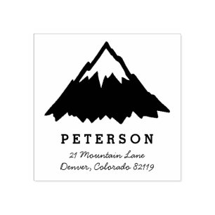 Mountain Top Rubber Stamp
