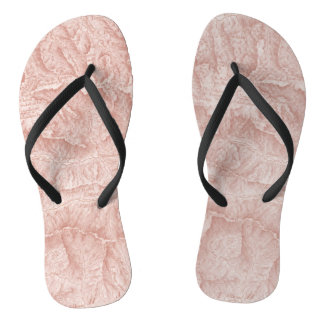 Mountain Topographic Map Flip Flops