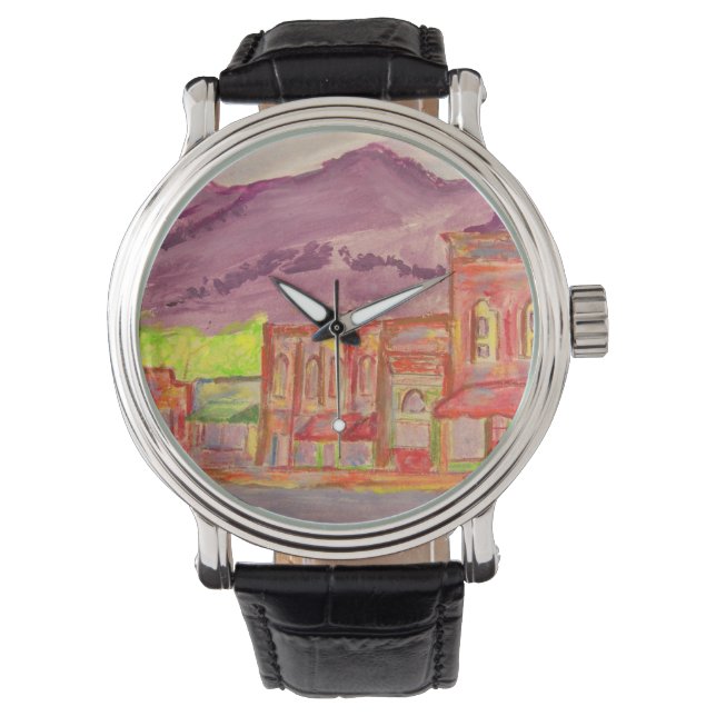 mountain town art watch (Front)