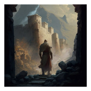 Mountain town siege poster