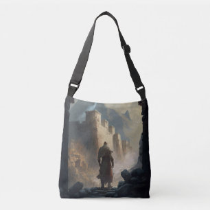 Mountain town victory crossbody bag