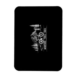 Mountain Trail Bikes - Cyclist Bike Rider Bicycle Magnet