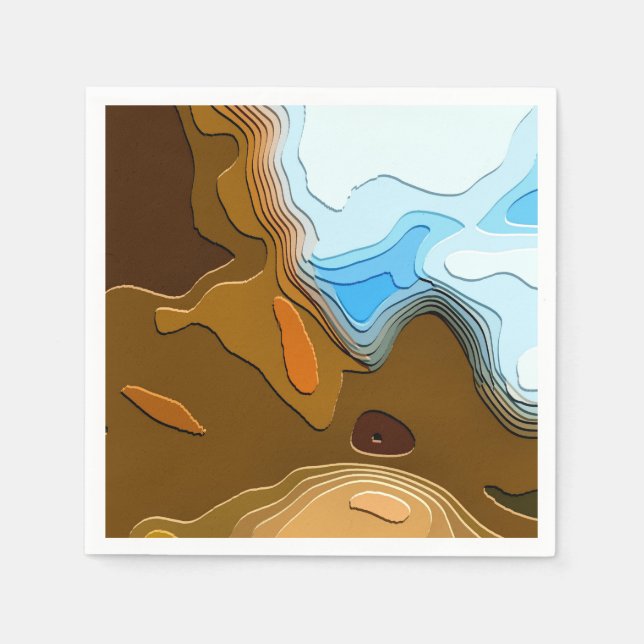 MOUNTAIN TRAIL NAPKIN (Front)