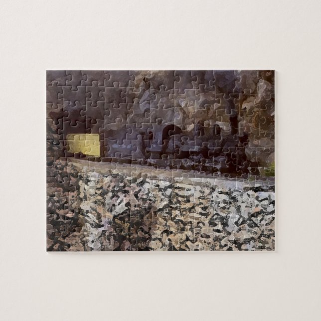 Mountain Train Puzzle (Horizontal)