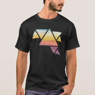 Mountain Travel Gorgeous Abstract Hiking Prism Tri T-Shirt