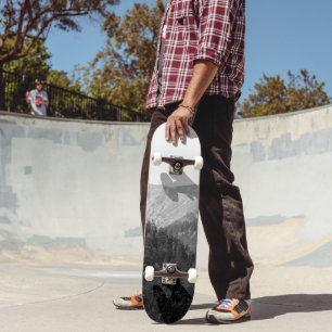 Mountain Tree Bliss #4 #cabin #decor #wall #art  Skateboard
