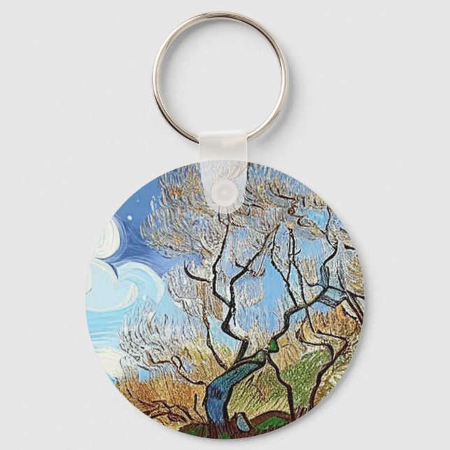  MOUNTAIN  TREE KEYCHAIN (Front)