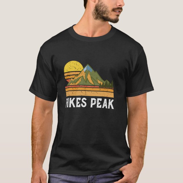 Mountain Vacation Gift Mt Climbing Hiking Pikes Pe T-Shirt (Front)