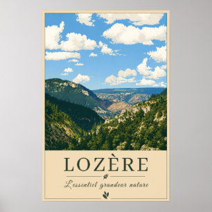 Mountain Valley Panorama Poster
