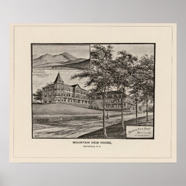 Mountain View House, Whitefield, NH Poster (Front)