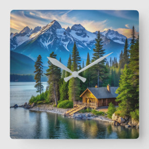 Mountain View Wall Clock