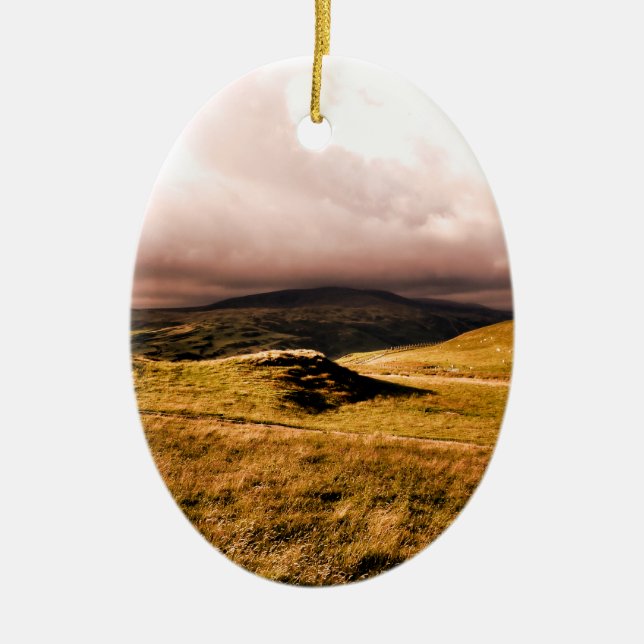 MOUNTAIN VIEWS CERAMIC ORNAMENT (Front)