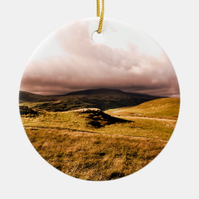 MOUNTAIN VIEWS CERAMIC ORNAMENT (Front)