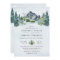 Mountain Watercolor Elegant Rustic Themed Wedding