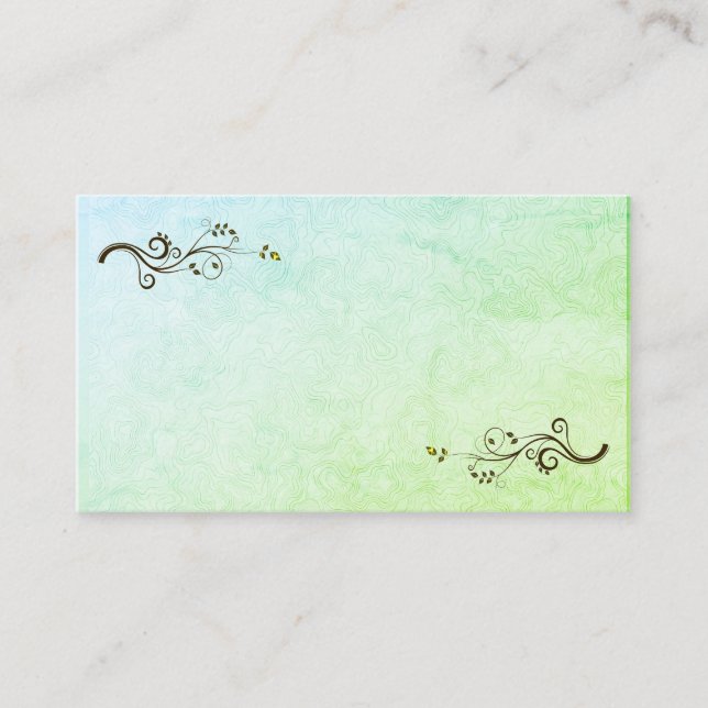 Mountain Wedding Envelopes Business Card (Front)