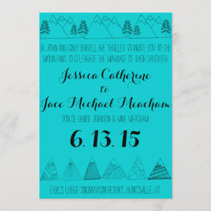 Mountain Wedding Invitation