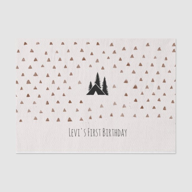 Mountain Wild One Tissue Paper (Front)