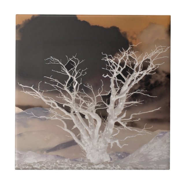 MOUNTAIN WINTER TILE (Front)