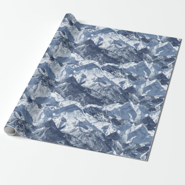 Mountain wrapping paper (Unrolled)