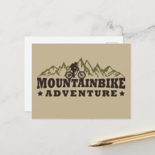 Mountainbike Adventure - Mountain Bike Holiday Postcard