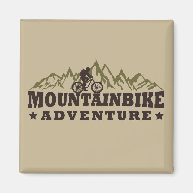 Mountainbike Adventure - Mountain Bike Magnet (Front)