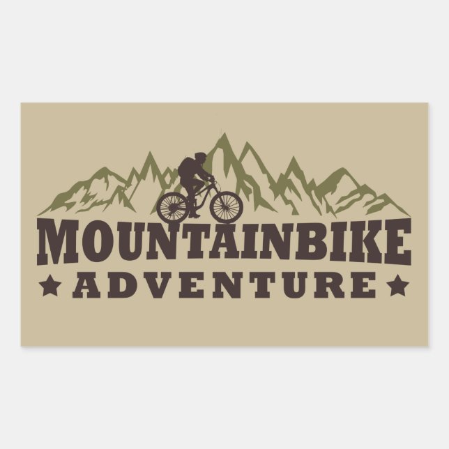 Mountainbike adventure sticker (Front)