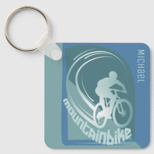 Mountainbike mtb Mountainbiker accessory gift  Keychain
