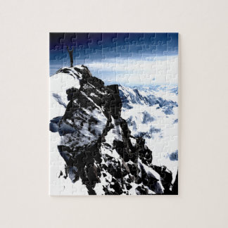 Mountaineer Achievement Snow Winter Jigsaw Puzzle