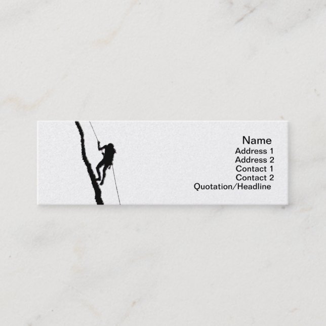 Mountaineer Business Card (Front)