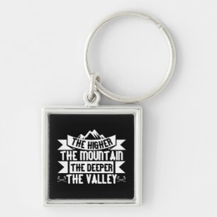 Mountaineering - The Higher The Mountain Keychain