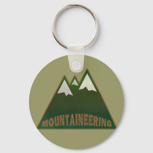 mountaineers, mountain style keychain