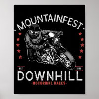 Mountainfest Downhill Motorbike Race Graphic Motor