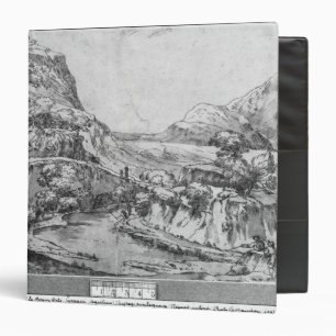 Mountainous landscape binder