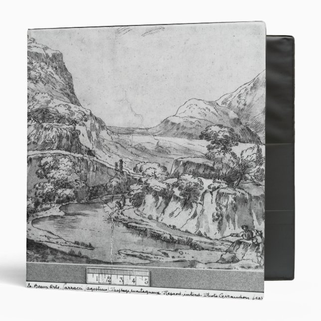 Mountainous landscape binder (Front/Inside)