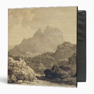Mountainous Landscape, c.1780 (grey and brown wash Binder