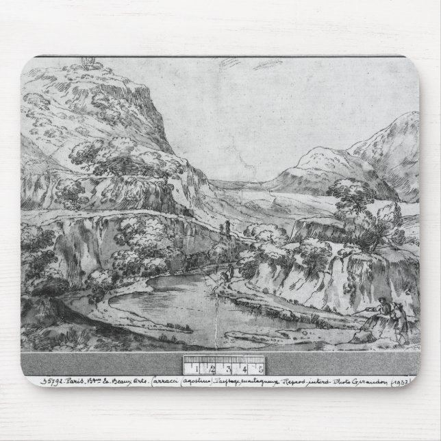 Mountainous landscape mouse pad (Front)