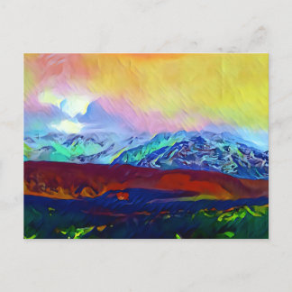 Mountainous massif of Spain Postcard