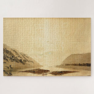 Mountainous River Landscape (1830) – Friedrich Jigsaw Puzzle