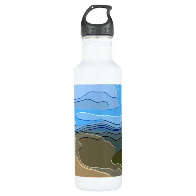 MOUNTAINS 710 ML WATER BOTTLE (Front)