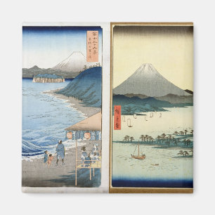 Mountains and coastline magnet