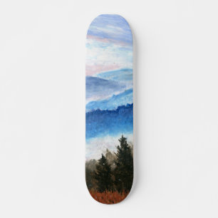 Mountains and Forest skateboard 