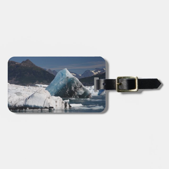 mountains and ice in Alaska Luggage Tag (Front Horizontal)