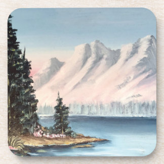 Mountains and Lake Coasters